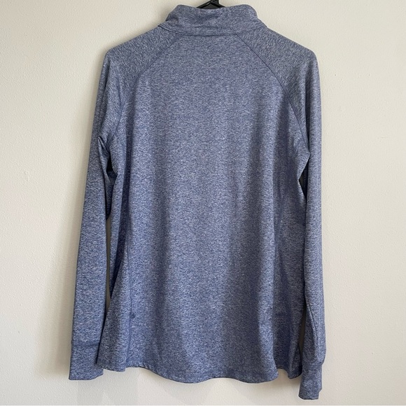 Iceburg Men’s Blue 1/4 Zip Running Athletic Pullover Jacket - Large - Picture 2 of 6